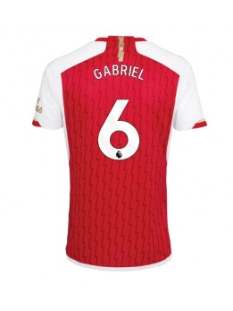 Arsenal Gabriel Magalhaes #6 Heimtrikot 2023-24 Kurzarm